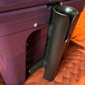 Yeti Rod Holster & cooler locking brackets, Black, Fishing Accessory